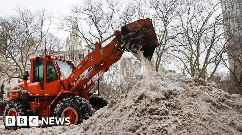 US winter storm leaves deaths, power outages and flight delays