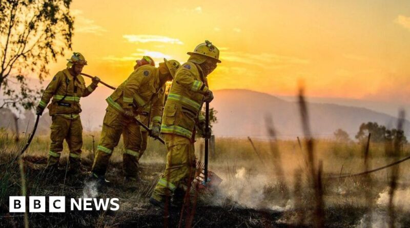 Victoria: Australia firefighters battle 'emergency level' blazes