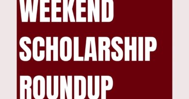Weekend Scholarship Roundup