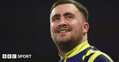 Gian van Veen and Luke Littler split image