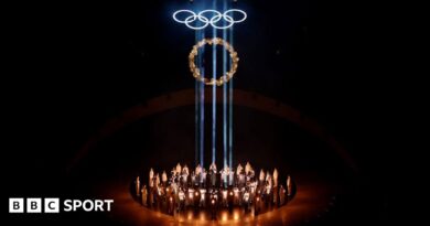 British athletes parading at the closing ceremony in Verona