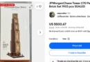 A LEGO-style replica of JPMorgan's new 270 Park skyscraper has an internal waitlist and is listed for $500 on eBay