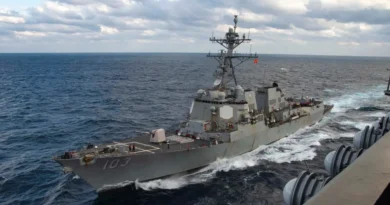 A US Navy destroyer and a support ship collided in the Caribbean during an at-sea resupply gone wrong