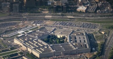 Aerial view of The Pentagon