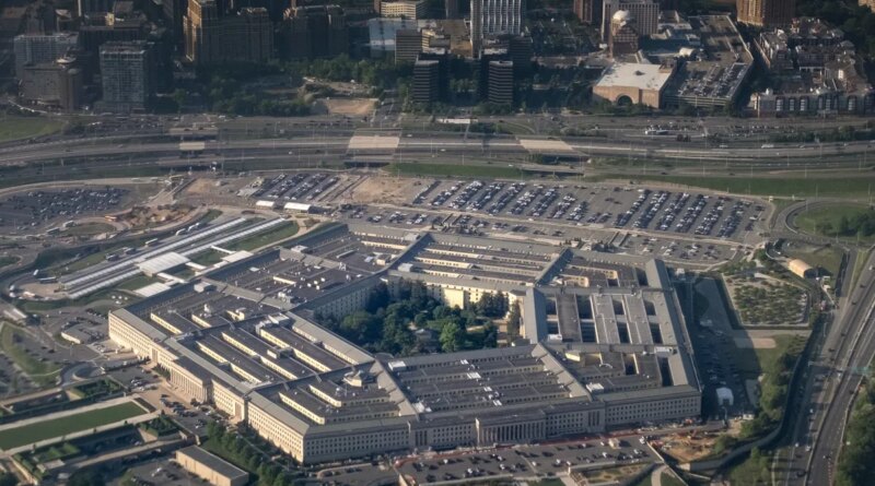 Aerial view of The Pentagon