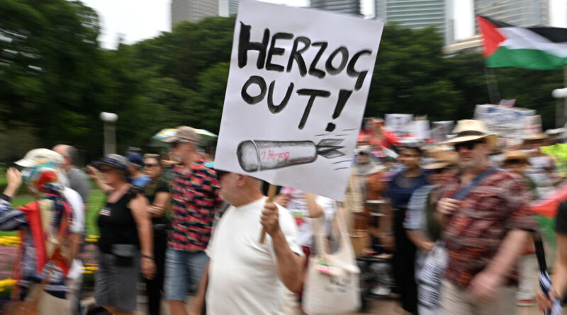 Australia charges teenager over alleged death threats to Israeli President Herzog