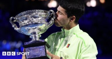 Rafael Nadal smiles during the 2026 Australian Open final