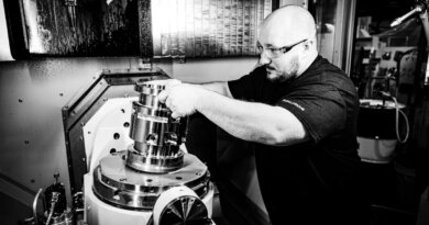 A man assembles a fusion device.