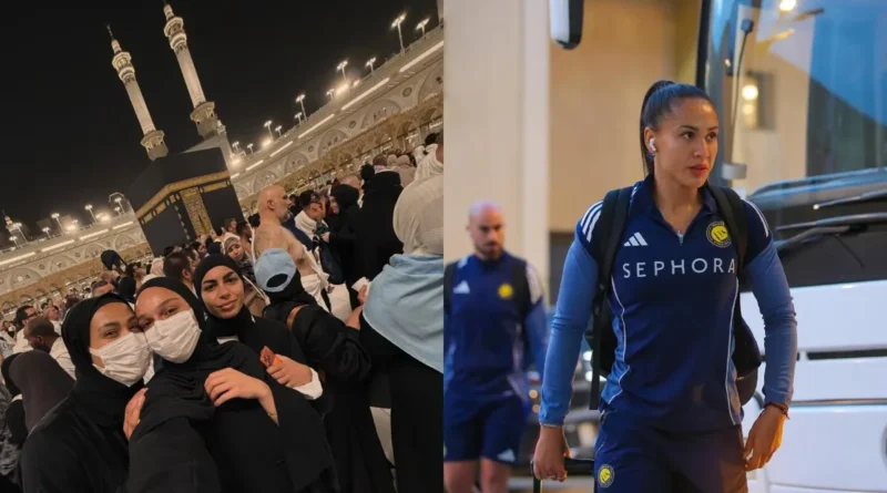 Brazilian Footballer Kathleen Souza Converts To Islam, Performs Umrah