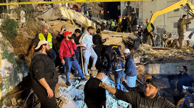 Building collapse in Lebanon's Tripoli kills 13, search for missing continues