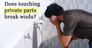 Does Touching Private Parts Break Wudu?