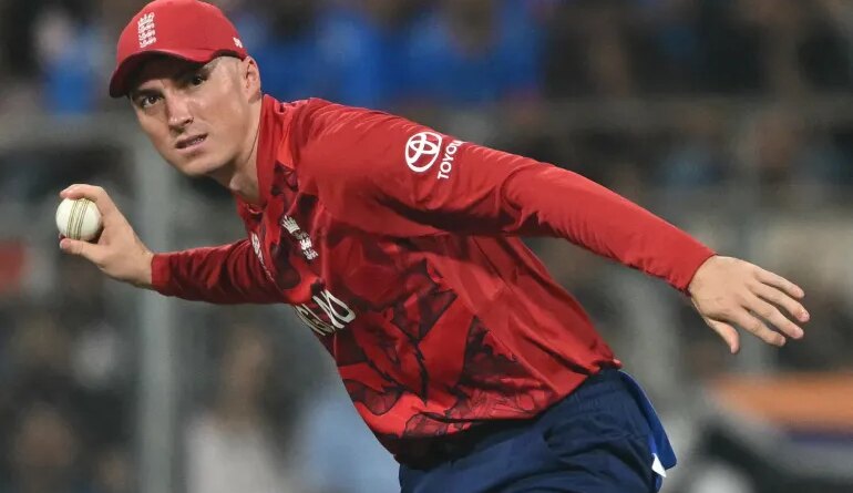 Harry Brook in action.