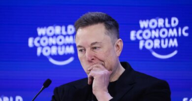 Elon Musk, chief executive officer of Tesla Inc., during the World Economic Forum (WEF) in Davos, Switzerland, on Thursday, Jan. 22, 2026.