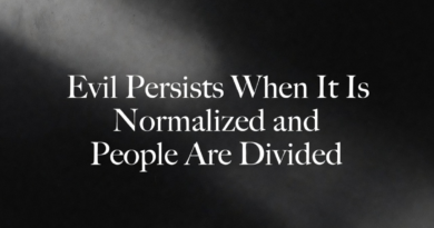 How To Dismantle Evil in Society