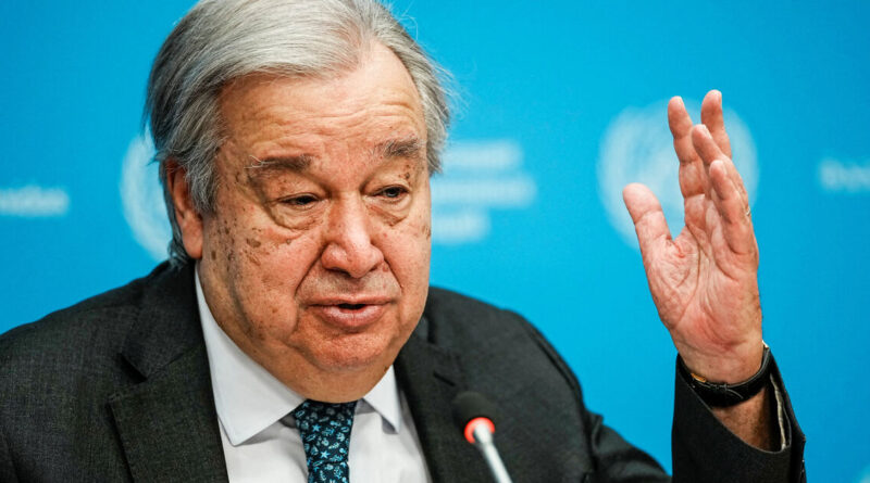 Human rights are under assault, says UN Secretary General