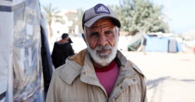 Awad al-Ghoul, displaced from Rafah in southern Gaza a year and a half ago to the al-Zawayda area in the Gaza Strip, sees the