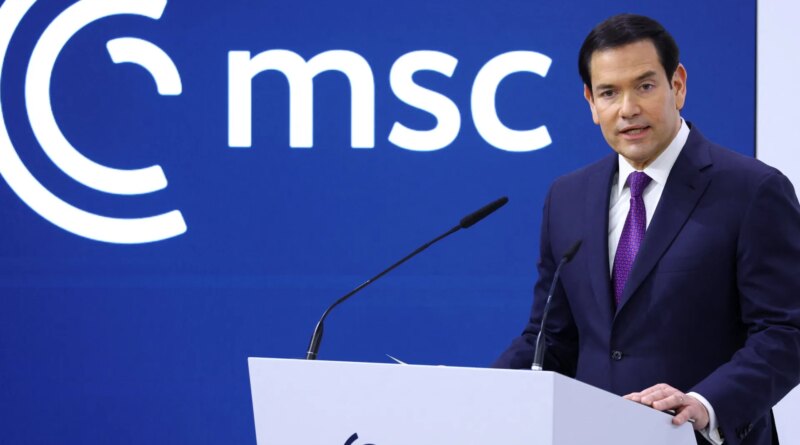 In Munich, Rubio urges transatlantic unity but lashes Europe on migration