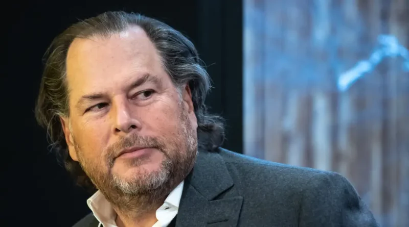 In a vacuum, the joke was in poor taste, but it happened as Salesforce stock fell 45% in the past year