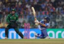 India's Ishan Kishan in action against Pakistan