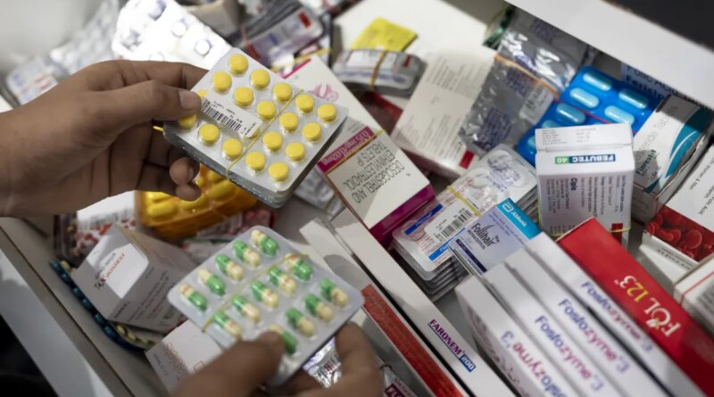 Blister packs of medications at a pharmacy in Mumbai, India, on Saturday, Sept. 27, 2025. Often dubbed the "pharmacy of the world," India is the biggest supplier globally of cheap, non-patented medicines. Photographer: Kanishka Sonthalia/Bloomberg via Getty Images