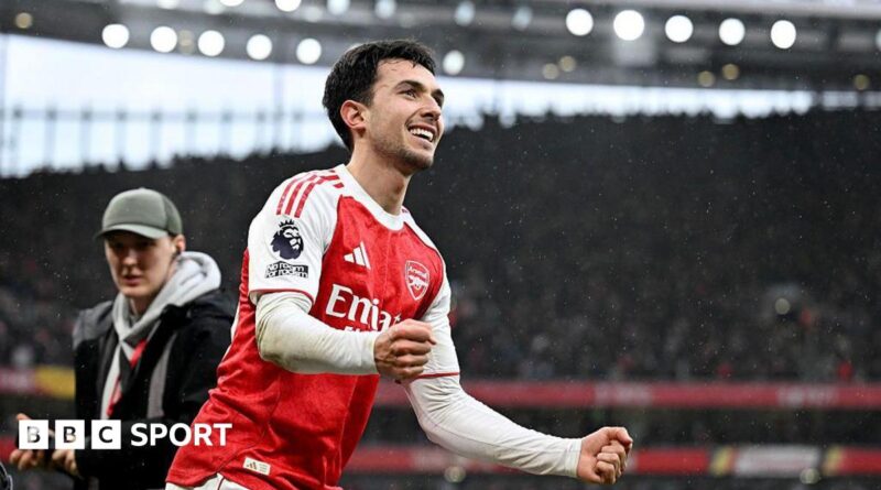 Martin Zubimendi celebrates a goal