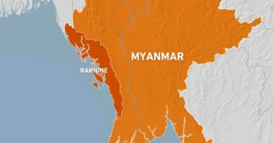 Military government air strikes kill 17 in western Myanmar state

