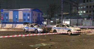 Moscow policeman killed in bomb attack on Ukraine war anniversary