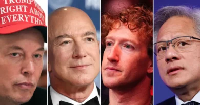 Musk, Zuckerberg, and other tech bosses took a combined $26 billion wealth hit from AI stock slump