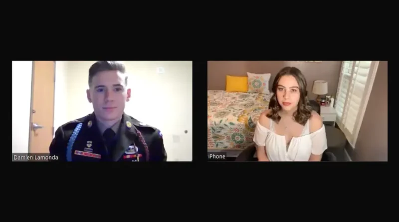 My boyfriend couldn't get leave from the Army for our wedding. We decided to get married with a virtual ceremony.