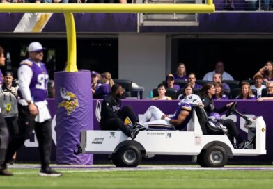 Rondale Moore reacts.