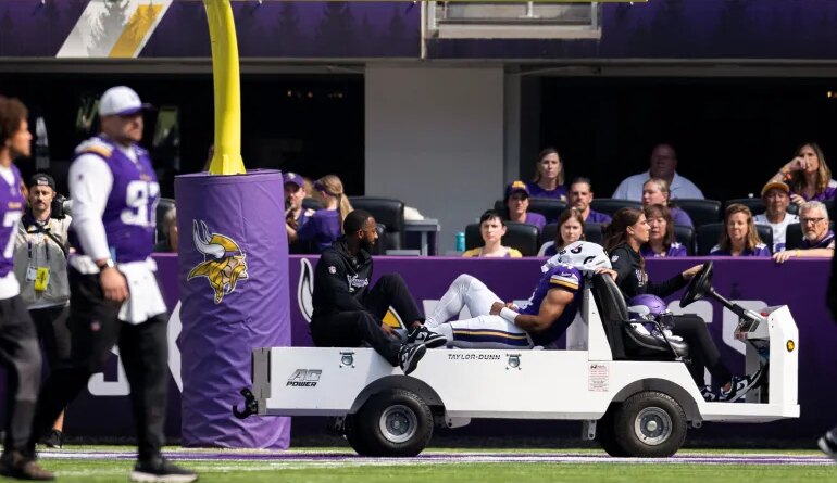 Rondale Moore reacts.