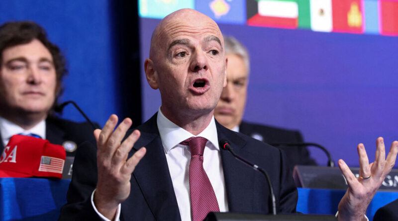 Olympics-IOC chief Coventry says unaware of Infantino's presence at Board of Peace meeting, will look into matter