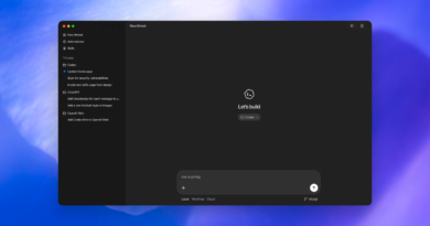 A screenshot of the Codex app