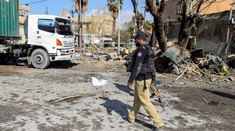 Pakistan sends helicopters, drones to end desert standoff; 58 dead