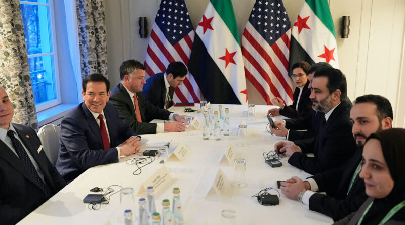 Rubio holds joint talks with Syria's FM and SDF commander in Munich