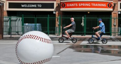 San Francisco Giants Open Spring Training At Cozy Scottsdale Stadium