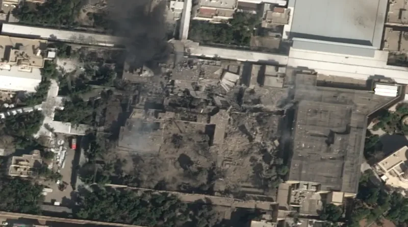 Satellite photos capture devastation at the Iranian supreme leader's residence after US and Israeli strikes