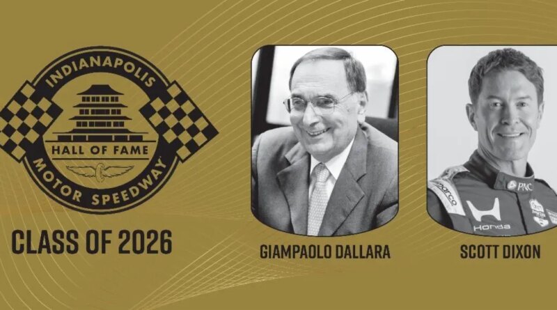 Scott Dixon And Giampaolo Dallara Named To Indianapolis Motor Speedway Hall Of Fame