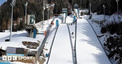 The Milan-Cortina Olympic ski jump