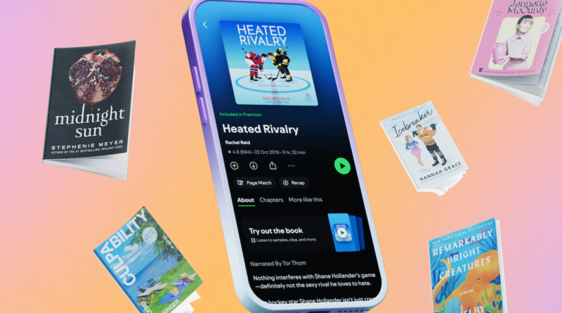 Spotify ventures into physical book sales, adds new audiobook features | TechCrunch