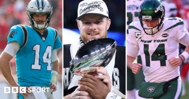 Sam Darnold struggled at the Panther and Jets but won the Super Bowl with the Seahawks