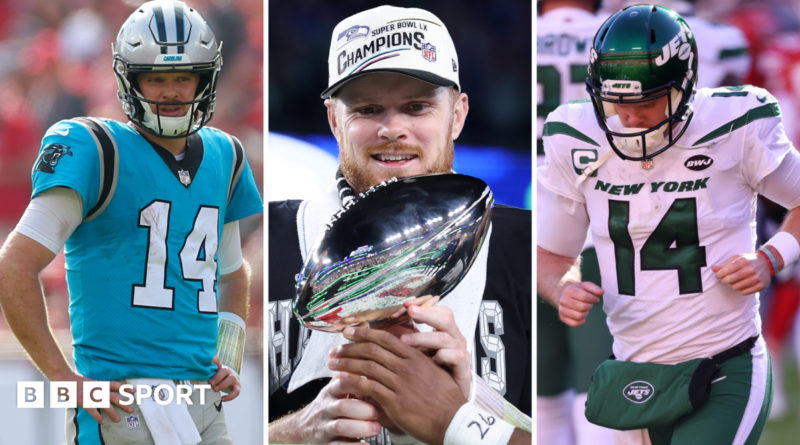 Sam Darnold struggled at the Panther and Jets but won the Super Bowl with the Seahawks