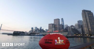 BBC Sport microphone and phone