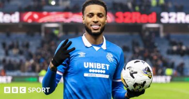 Youssef Chermiti poses with the matchday ball