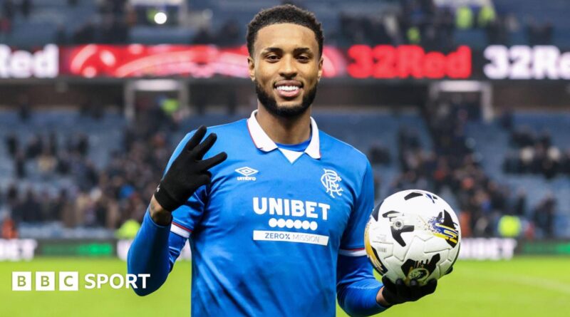 Youssef Chermiti poses with the matchday ball