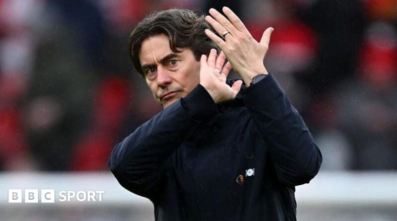 Former Tottenham manager Thomas Frank