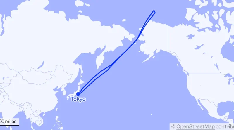 Travelers endured a half-day flight to nowhere after their plane u-turned over the Arctic 7 hours into the journey