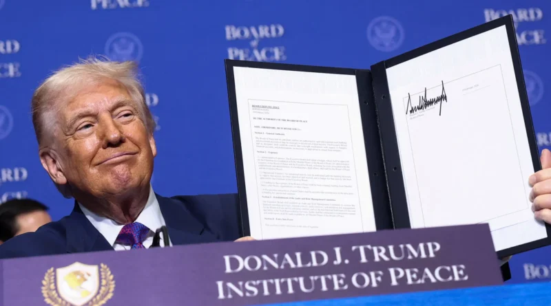 Trump announces billions of dollars in Gaza aid at Board of Peace meeting