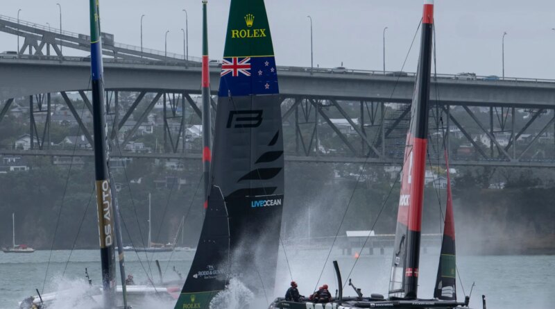 Two hurt after high-speed New Zealand-France crash at Auckland SailGP race
