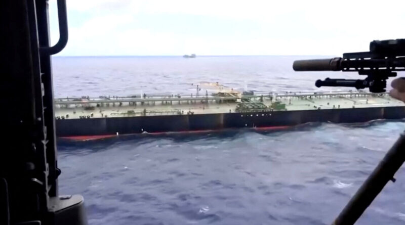 US forces seize third sanctioned oil tanker in Indian Ocean, Pentagon says